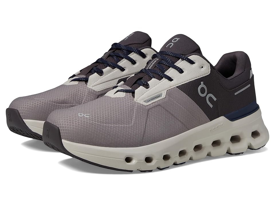 On Cloudrunner 2 Waterproof Men's Shoes Zinc/Midnight : 8 M, Rubber | Zappos