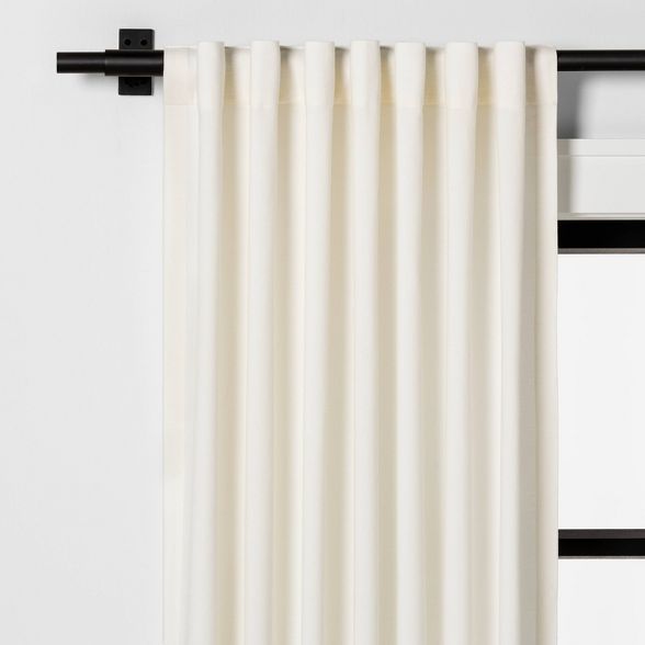 Fringe Stripe Curtain Panel Sour Cream - Hearth & Hand™ with Magnolia | Target