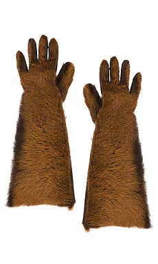Magda Butrym Leather Gloves in Brown from Revolve.com | Revolve Clothing (Global)