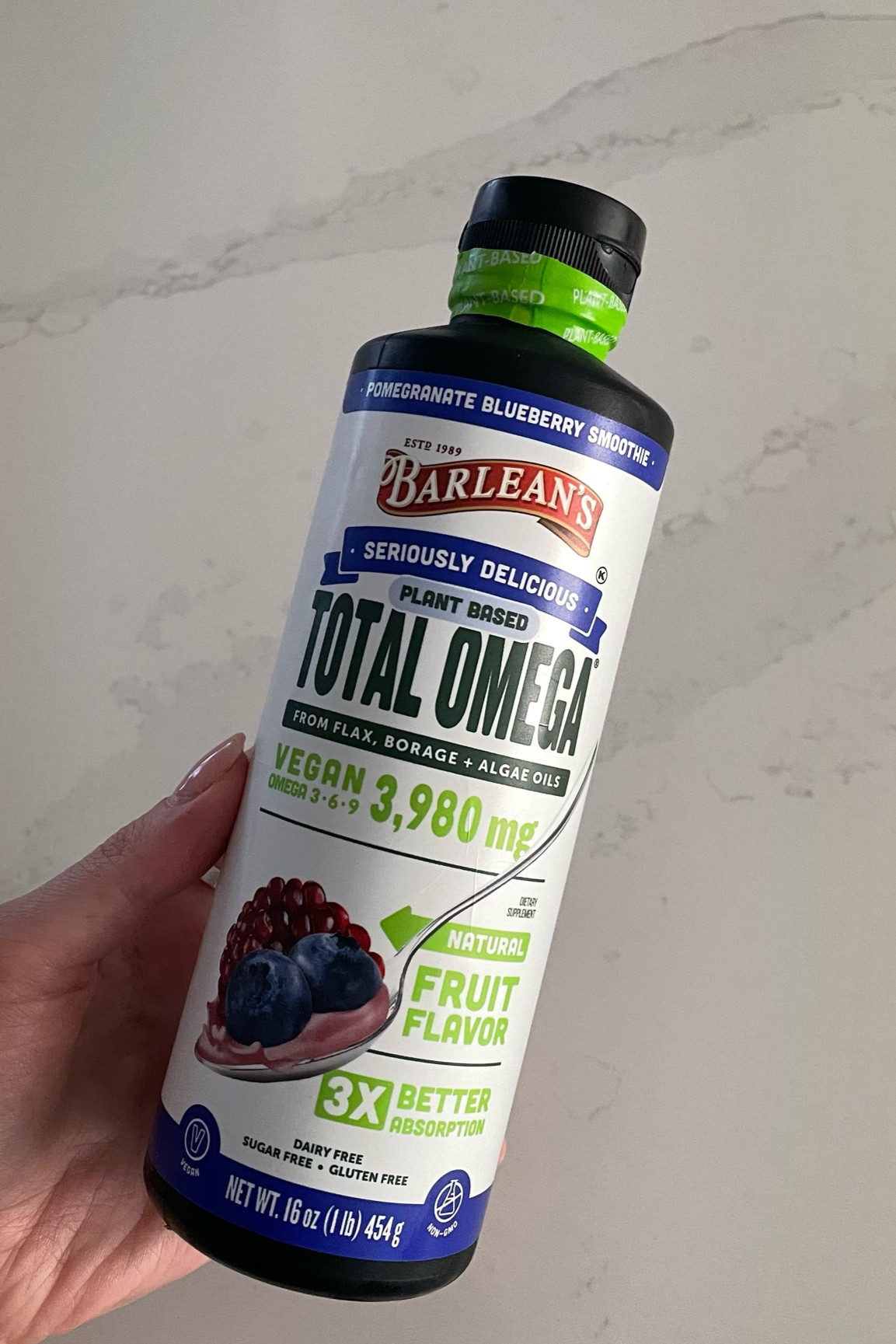 if you can’t swallow big pills like me, or don’t like the fishy aftertaste, this vegan liquid omega 3-6-9 supplement is a LIFE SAVER!!! Tastes SO good on its own- literally like a scoop of berry yogurt! Im already on my second bottle! 

#healthandwellness #supplements #vitamins #hormonebalance #healthy 
