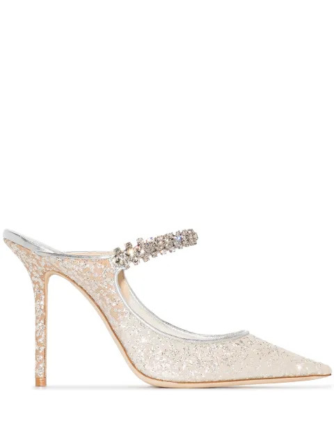 Bing 100mm crystal-embellished mules | Farfetch (US)