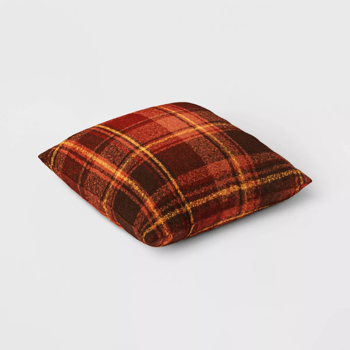 Oversized Raised Striped Boucle Plaid Square Throw Pillow - Threshold™ | Target