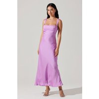 ASTR the Label | Stacie Satin Maxi Dress in Lilac | Size M | ASTR The Label (US)