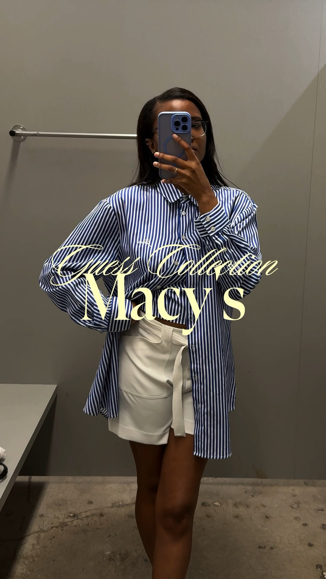 @Macys GUESS Collection essentials for spring and summer styling, athleisure, brunch looks, everyday fashion, and vacation outfits. 

🔎 Size Small/Medium | 5’5 | 132 LBS

Everything fits true to size. Wearing a medium in most pieces except for the white collared shirt, printed leg pants, and peach shorts which are all size small. Denim jeans are a size 26x32.

#LTKTravel #LTKootd #LTKPetite