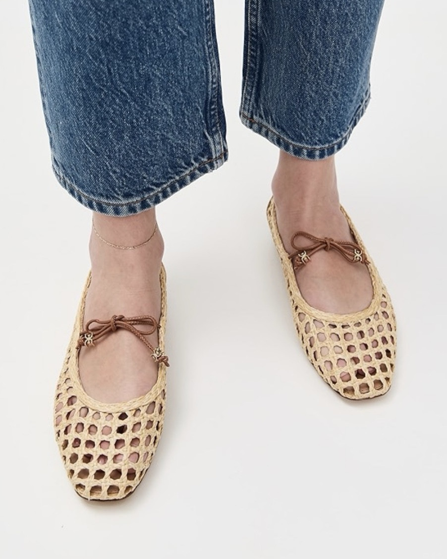 Gold flats 
Spring shoes 

#LTKSeasonal