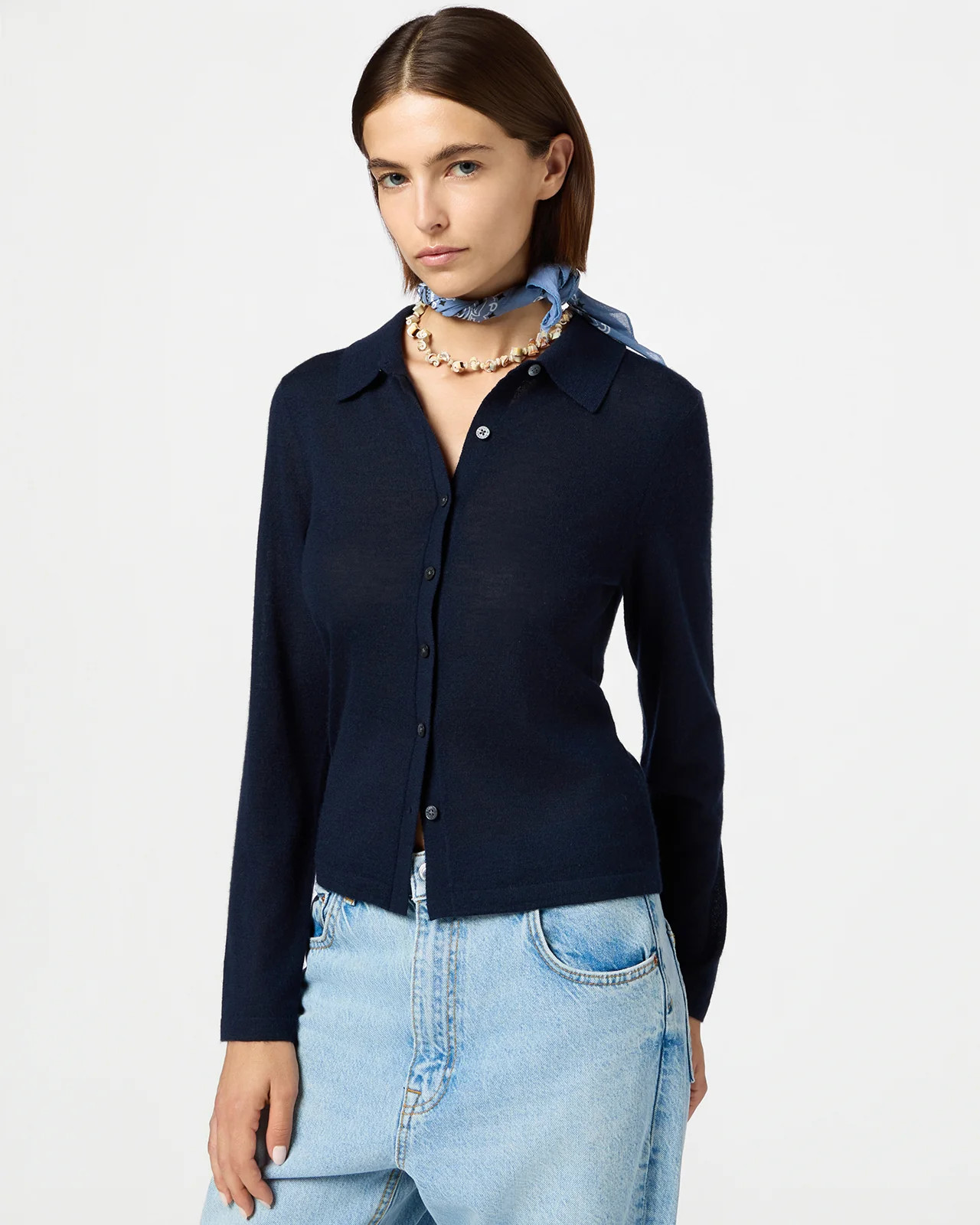 Elle Shirt - Midnight | Guest In Residence