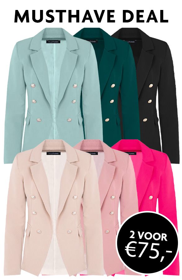 Musthave Deal Button Blazers 2.0 | Themusthaves.nl | The Musthaves (NL)