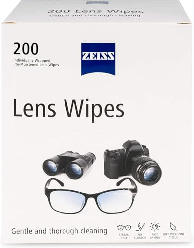 ZEISS Pre-Moistened Lens Cleaning Wipes, 200 Count | Amazon (US)