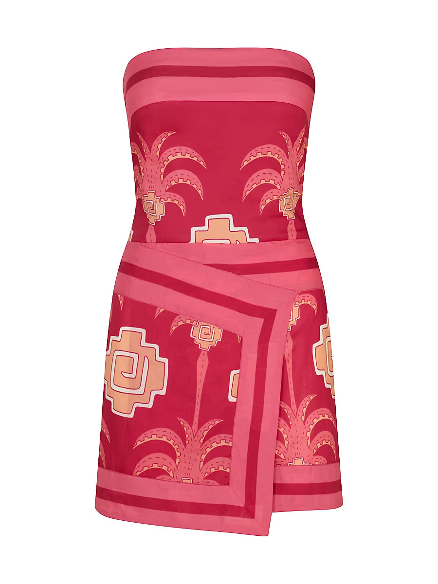 Women's Raiz Ritual Minidress - Wine Pink Camel - Size 2 | Saks Fifth Avenue