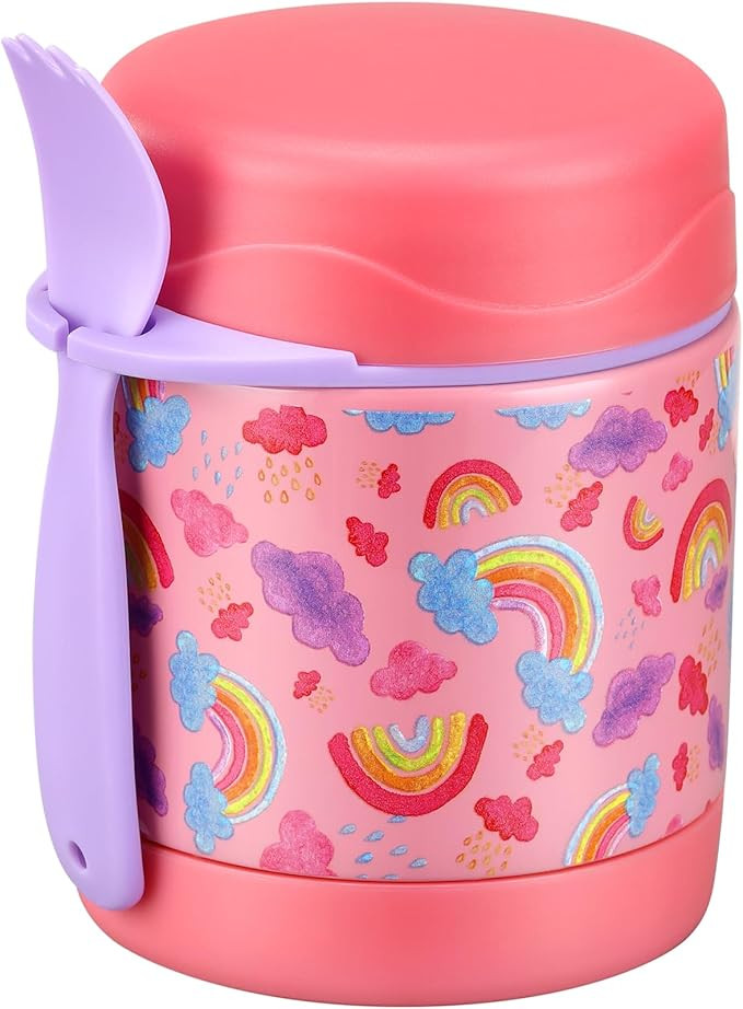10oz Soup Thermo for Hot Food Kids,Lunch Thermo Kids Food Jar with Spoon Hot Insulated Food Conta... | Amazon (US)