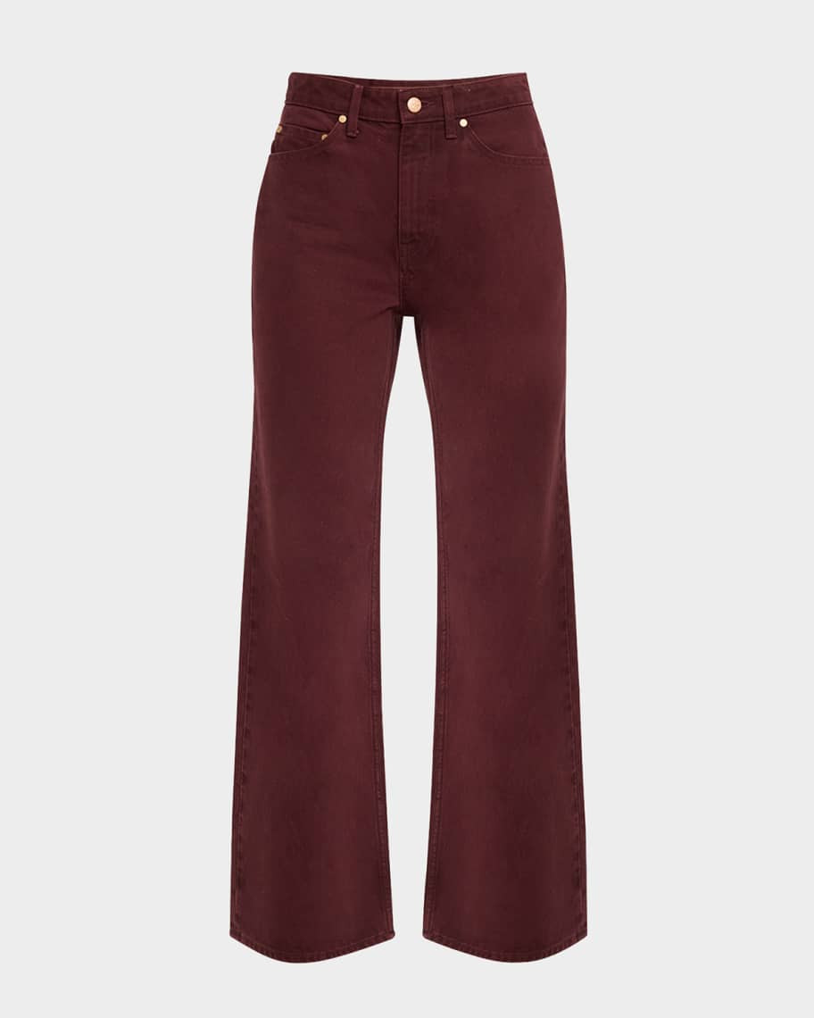 Ulla Johnson The Willow Wide-Leg Denim Jeans | Neiman Marcus
