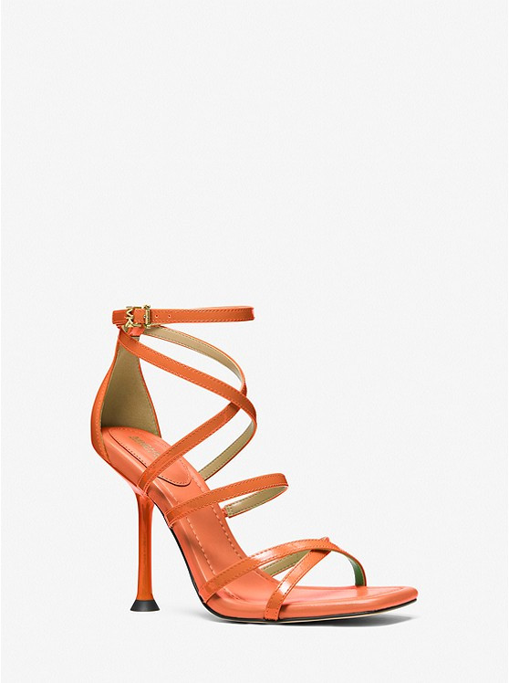 Imani Patent Leather Sandal | Michael Kors US