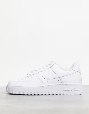Nike Air Force 1 '07 sneakers in triple white | ASOS | ASOS (Global)