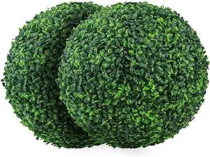 Sunnyglade 2 PCS 19.7 inch 4 Layers Artificial Plant Topiary Ball Faux Boxwood Decorative Balls f... | Amazon (US)