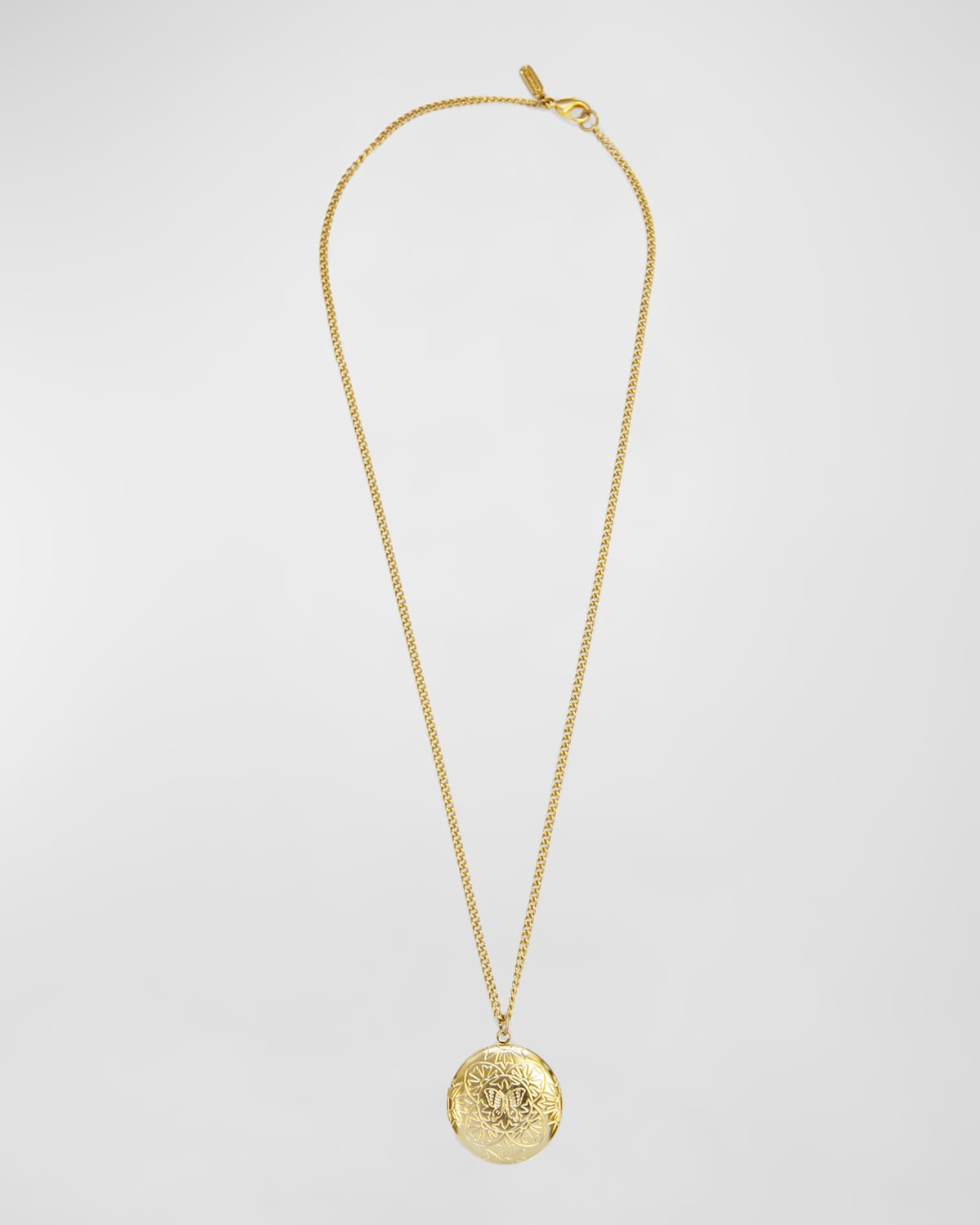 Round Locket Necklace | Neiman Marcus