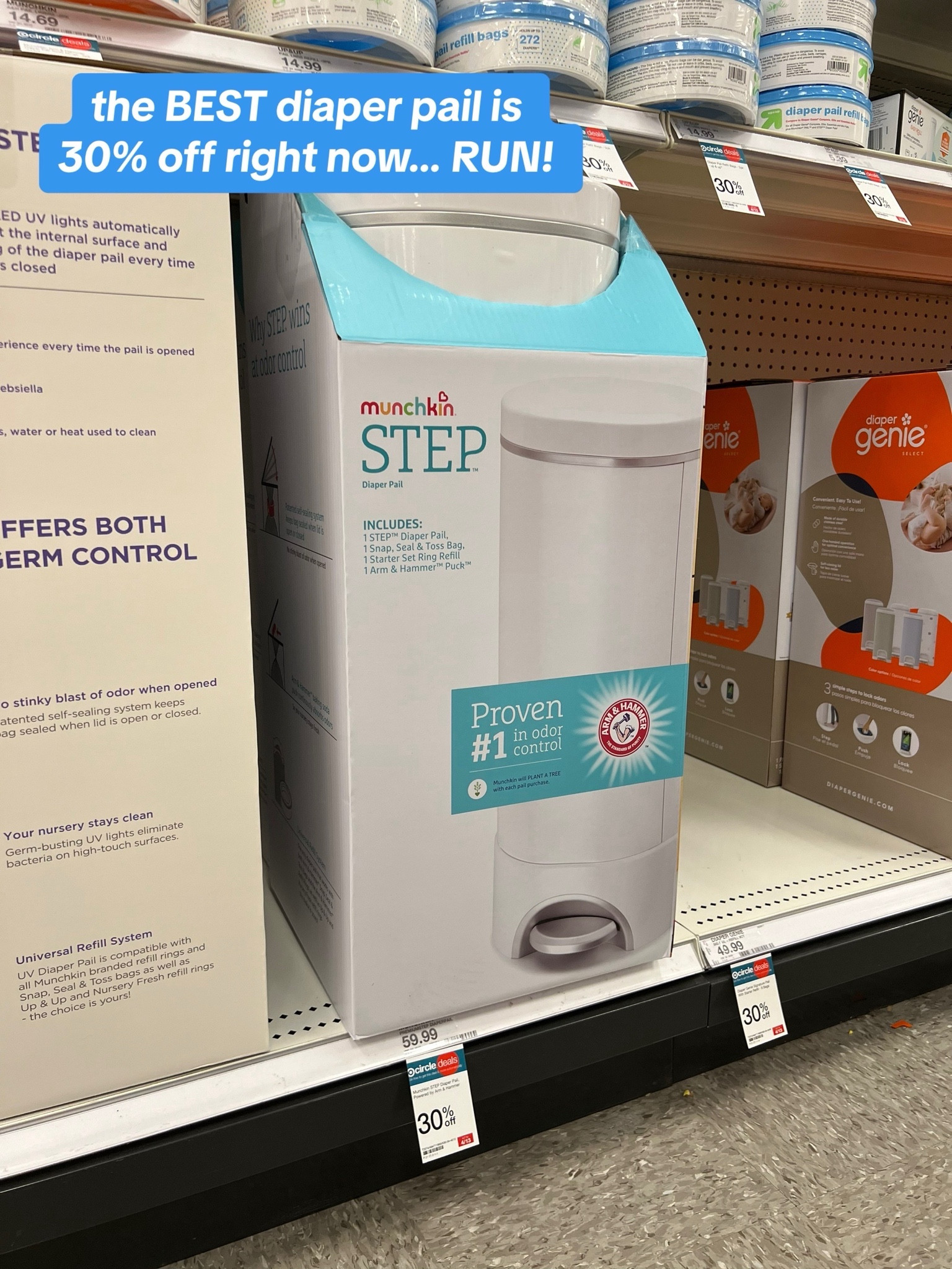 The best diaper pail is currently on sale at Target for Target Circle Week

#LTKbaby #LTKxTarget #LTKsalealert