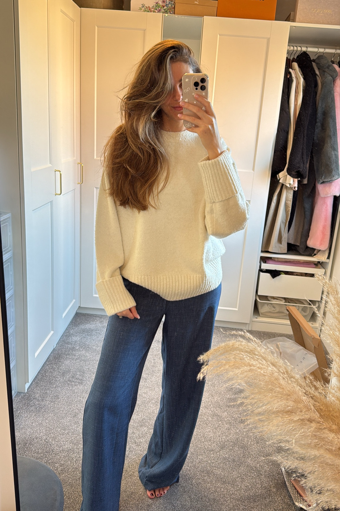 Comfy ‘jeans’ & a jumper 🤍

#LTKeurope #LTKwinter #LTKuk