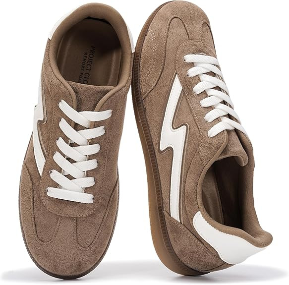 Project Cloud Sneakers for Women - Lace-Up Shoes for Women Trendy Women Sneakers with Memory Foam... | Amazon (US)