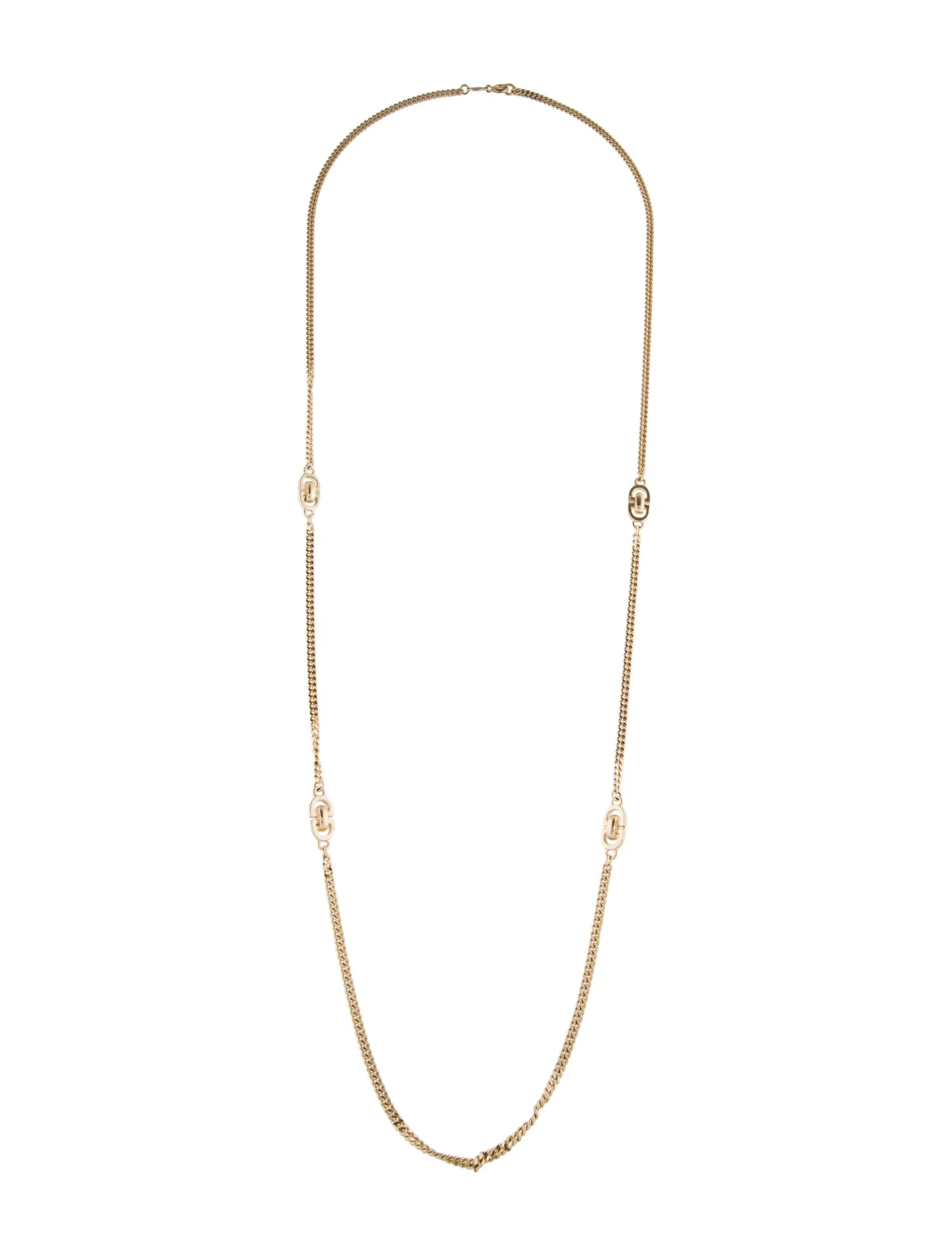 Vintage Long Station Necklace | The RealReal