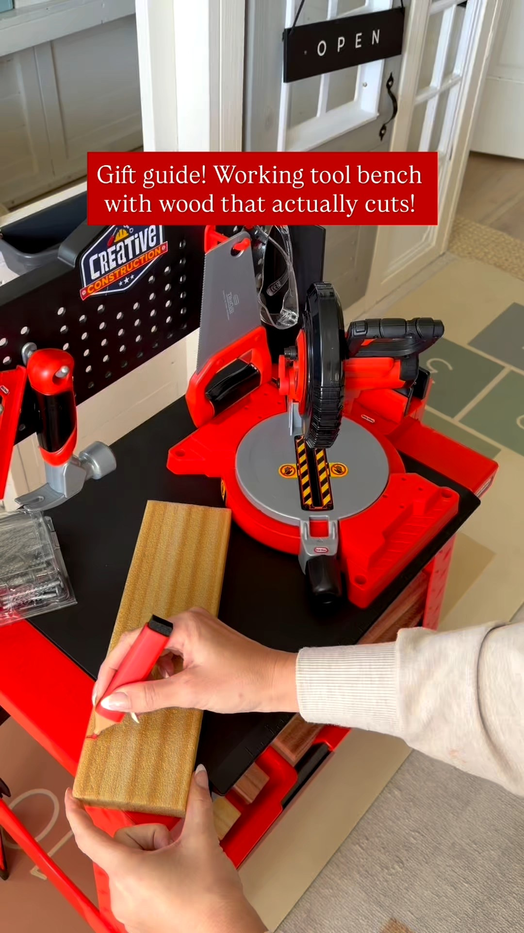  Got this for my 2yo for Christmas and I am SO EXCITED to give it to him! This tool bench comes with everything you need even wood that actually cuts!! I cannot wait to see his reaction 🥹

#giftguide #toddlergifts #playroom #toyfind #toymusthave

#LTKKids #LTKFamily #LTKBaby