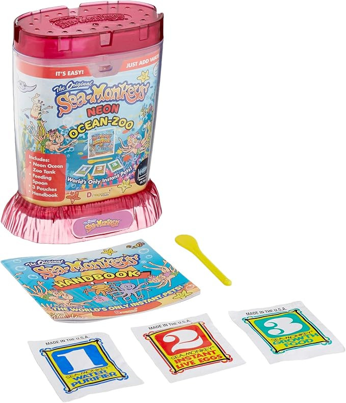 Sea Monkey's Ocean Zoo 6Piece Neon | Amazon (US)
