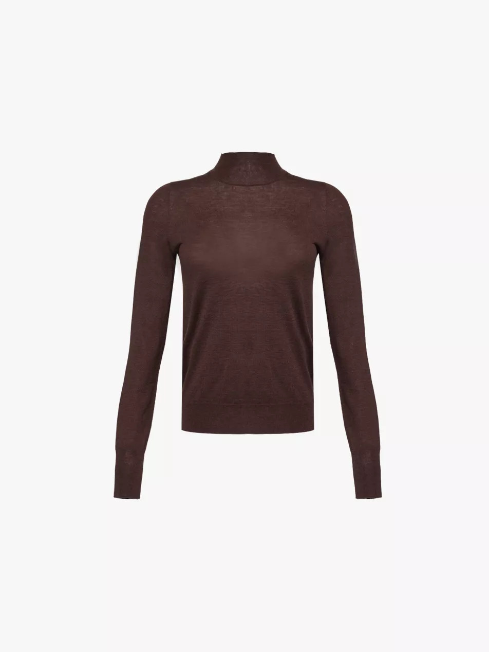 Barely There merino wool and cashmere-blend layering jumper | Selfridges