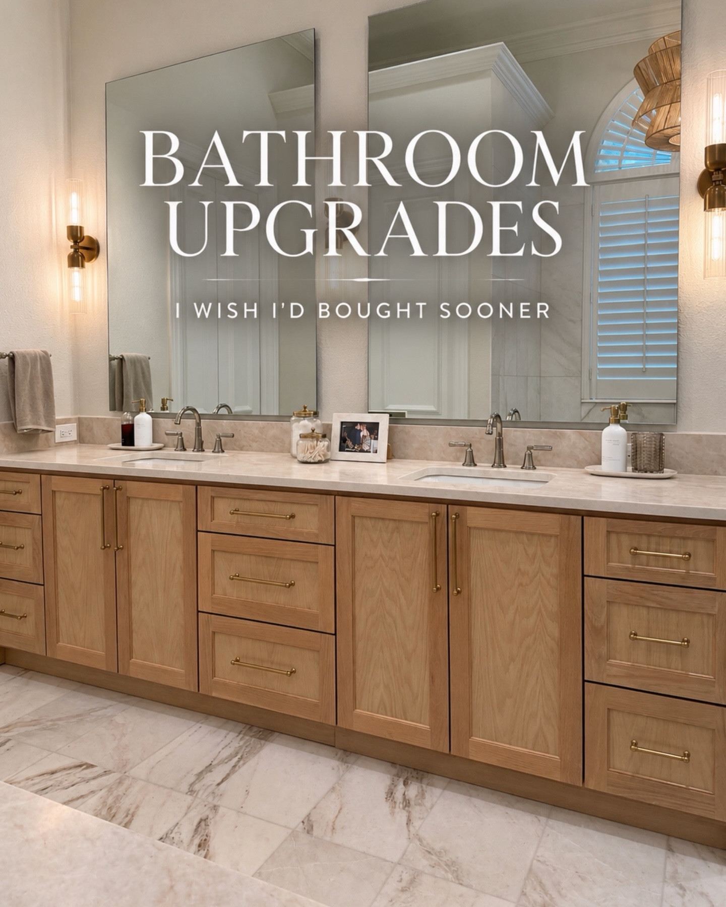Bathroom updates I wish I bought sooner 👀

UV sterilizer, wooden stool, waffle bath mat, jewelry organizer, drawer organizers and more - here are some of my favorite finds!

Amazon home finds, Target home finds, bathroom organization, viral bath mat, bathroom inspiration, Hone Simply Curated, arched wall cabinet

#LTKHome #LTKselfcare #LTKdayinmylife
