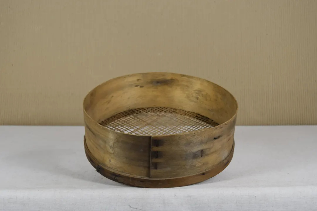 Antique Wooden Sieve - Rustic Kitchen Sifter - Primitive Grain Sieve - Vintage Farmhouse Baking T... | Etsy (US)