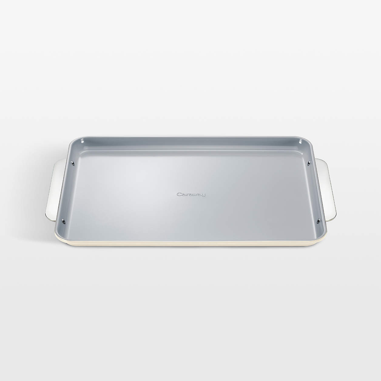 Caraway Cream Ceramic Non-Stick Large Baking Sheet + Reviews | Crate & Barrel | Crate & Barrel