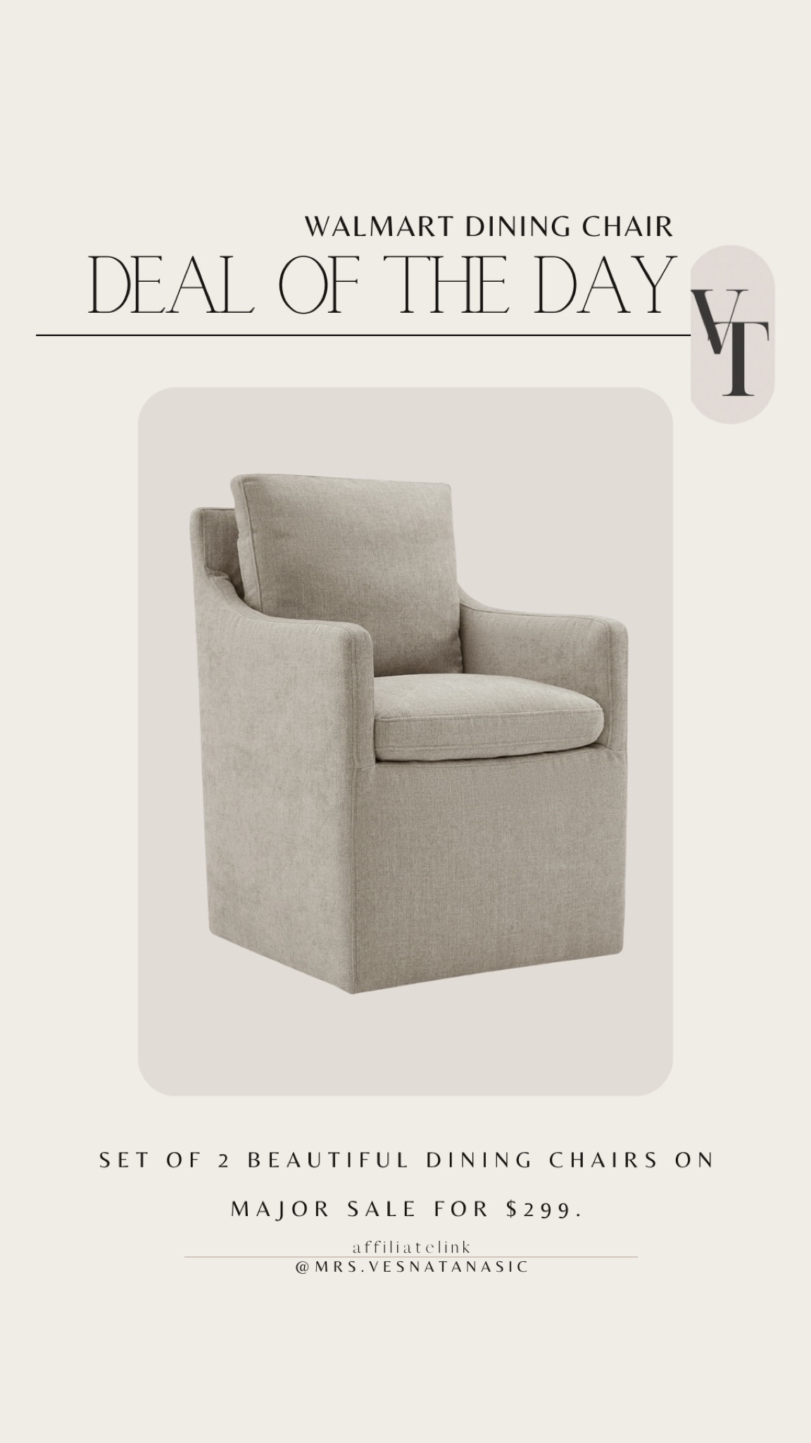 Amazing deal on this set of two dining chairs from Walmart! 

#LTKxWalmart #LTKSaleAlert #LTKHome