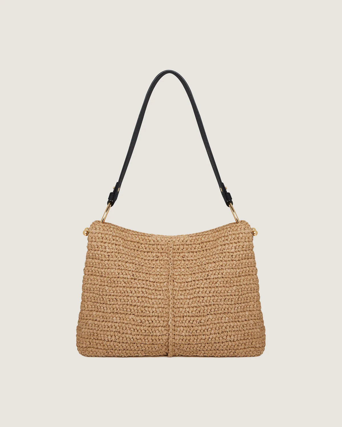 Strathberry - Lana Hobo - Natural / Black | Strathberry