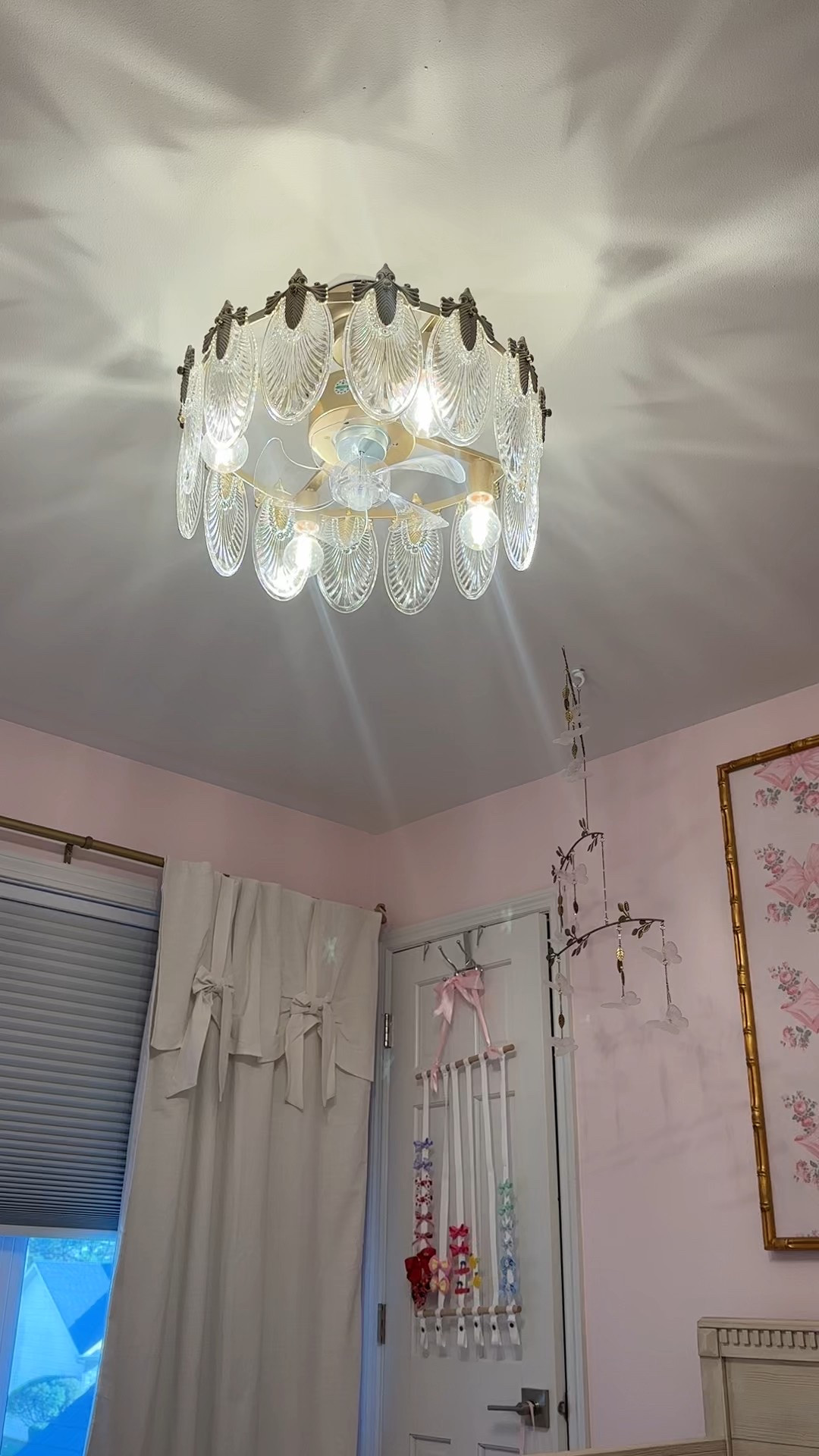 Nursery fandelier details! The cutest chandelier with a fan. Affordable too! 

Baby girl room / baby girl nursery / nursery decor / pink nursery decor / pink baby room / pink girls room / toddler girls room / Loveshackfancy nursery / Loveshackfancy home / pottery barn kids nursery / pottery barn baby / girly nursery / pink nursery / baby room lighting / nursery lighting 

#LTKHome #LTKBaby