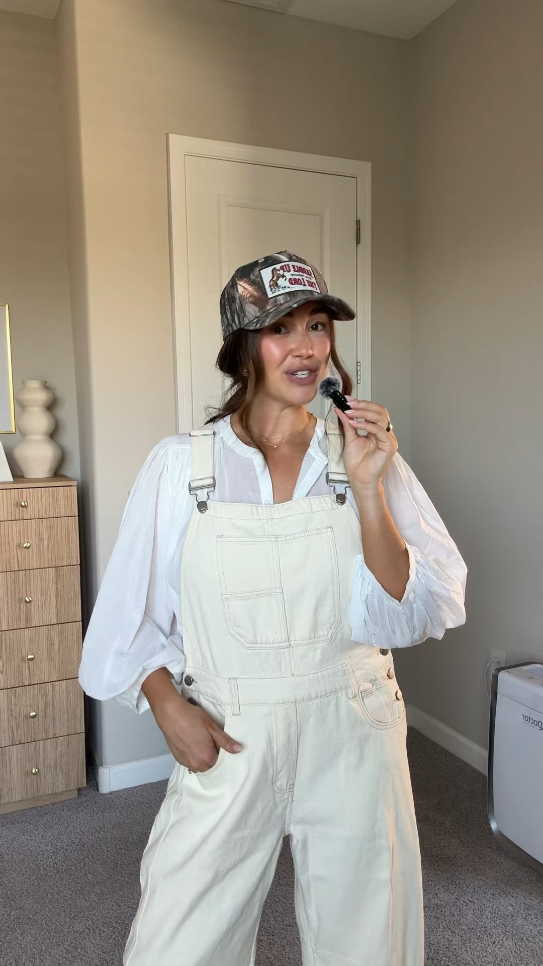 Went up one size in overalls and top!

#LTKTall #LTKootd #LTKgrwm