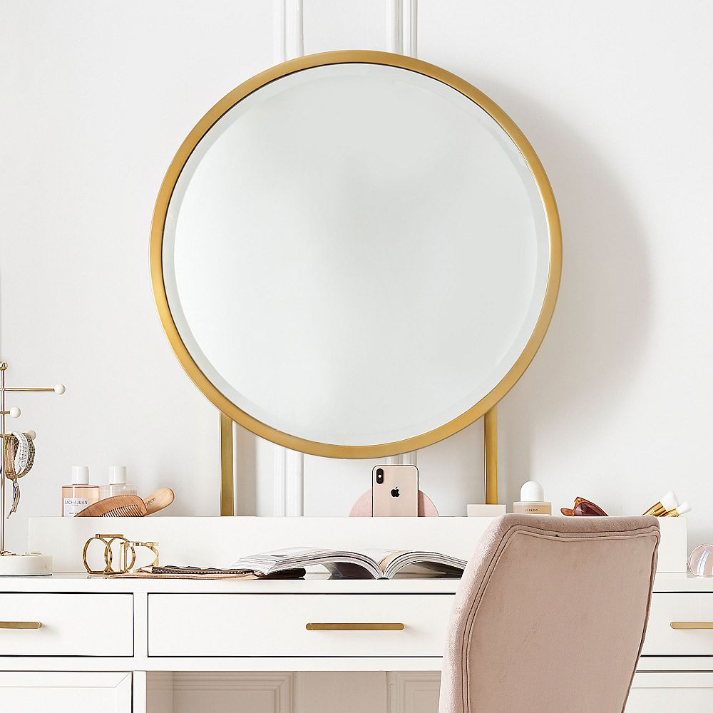 Blaire Mirror Vanity Desk Hutch | Pottery Barn Teen