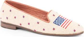 Needlepoint American Flag Loafer (Women) | Nordstrom