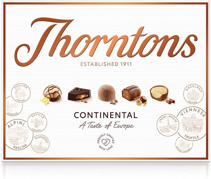 Thorntons Continental Christmas Chocolate Box, 24 Chocolates, 264g​ | Amazon (UK)