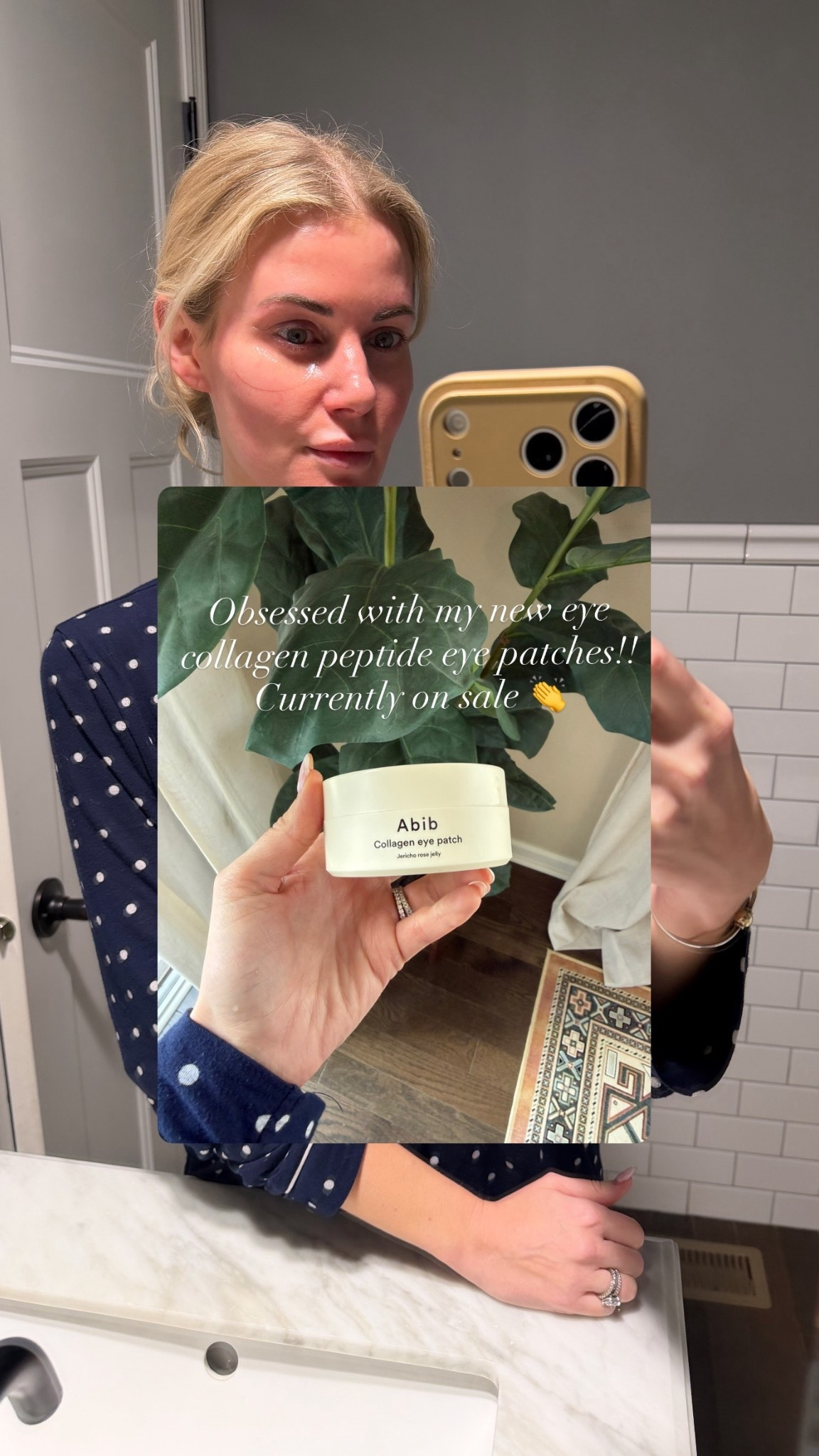 My new favorite eye patches with collagen peptides on sale - BONUS they are clear so no one will know you are wearing them in carpool line 🤣 @amazonfindsandfashion #amazonfashion

#LTKmorningroutine #LTKBeauty #LTKSaleAlert