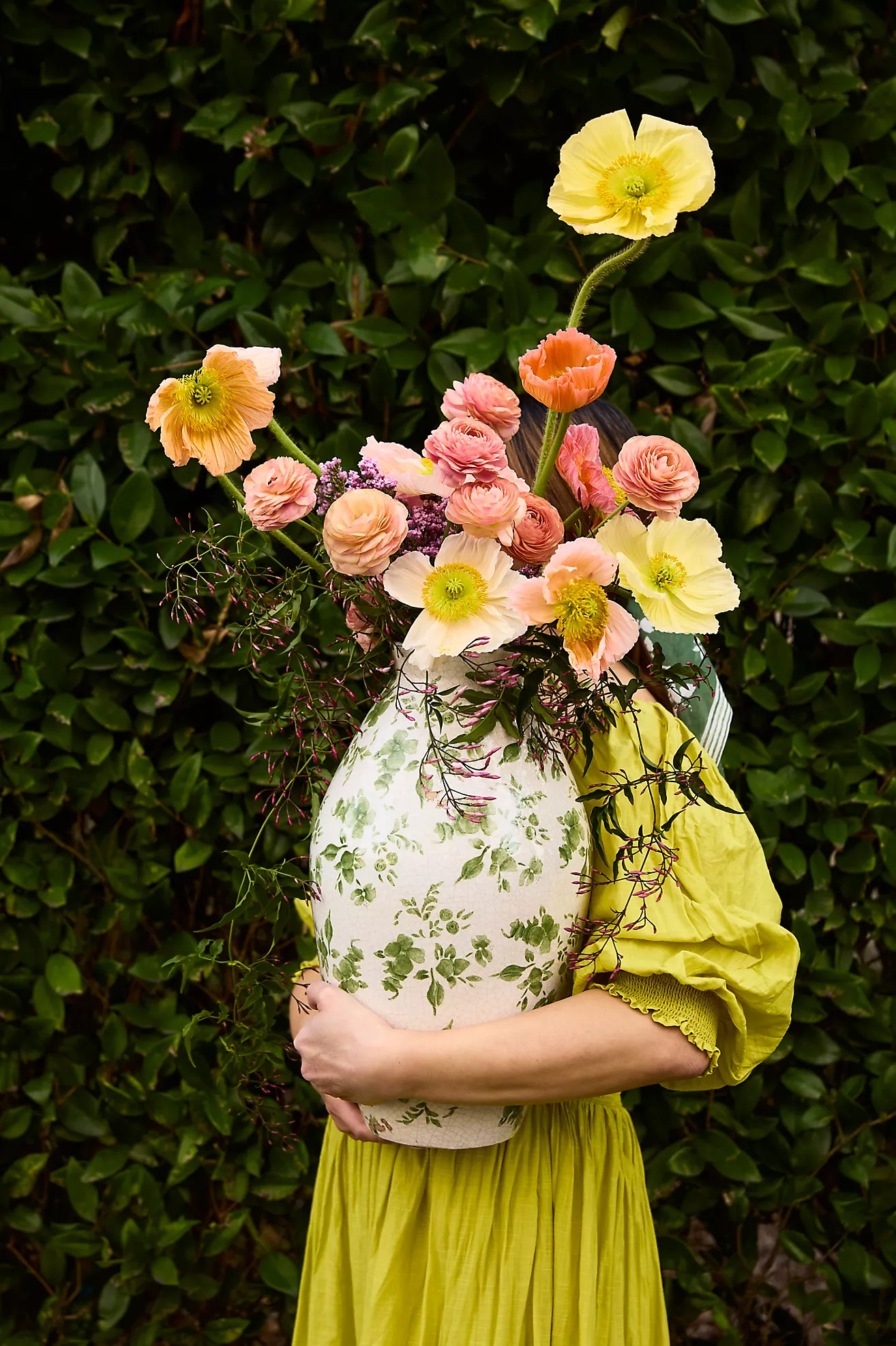 Green Chinoiserie Vase, Large | Terrain