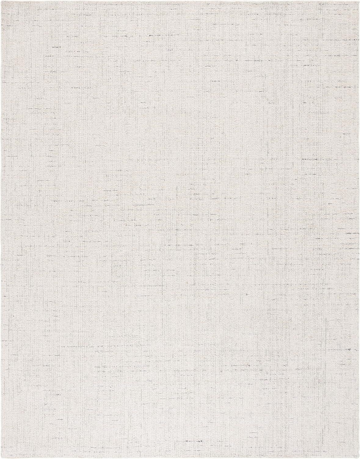 SAFAVIEH Abstract Collection Area Rug - 8' x 10', Ivory & Light Grey, Handmade Wool, Ideal for Hi... | Amazon (US)
