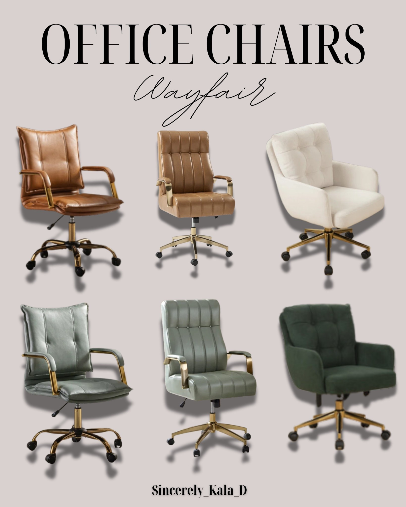 Chic + Comfy Office Chairs

Stylish seating that keeps your home office polished and productive.

#LTKHome #LTKSaleAlert #LTKStyleTip