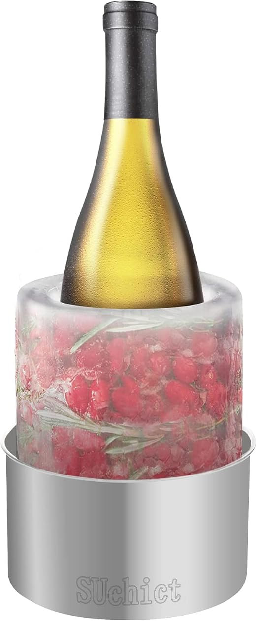 Ice Bucket Mold,Wine Bottle Chiller,Champagne Bucket Ice Mold,DIY Ice Bucket for Your Champagne a... | Amazon (US)