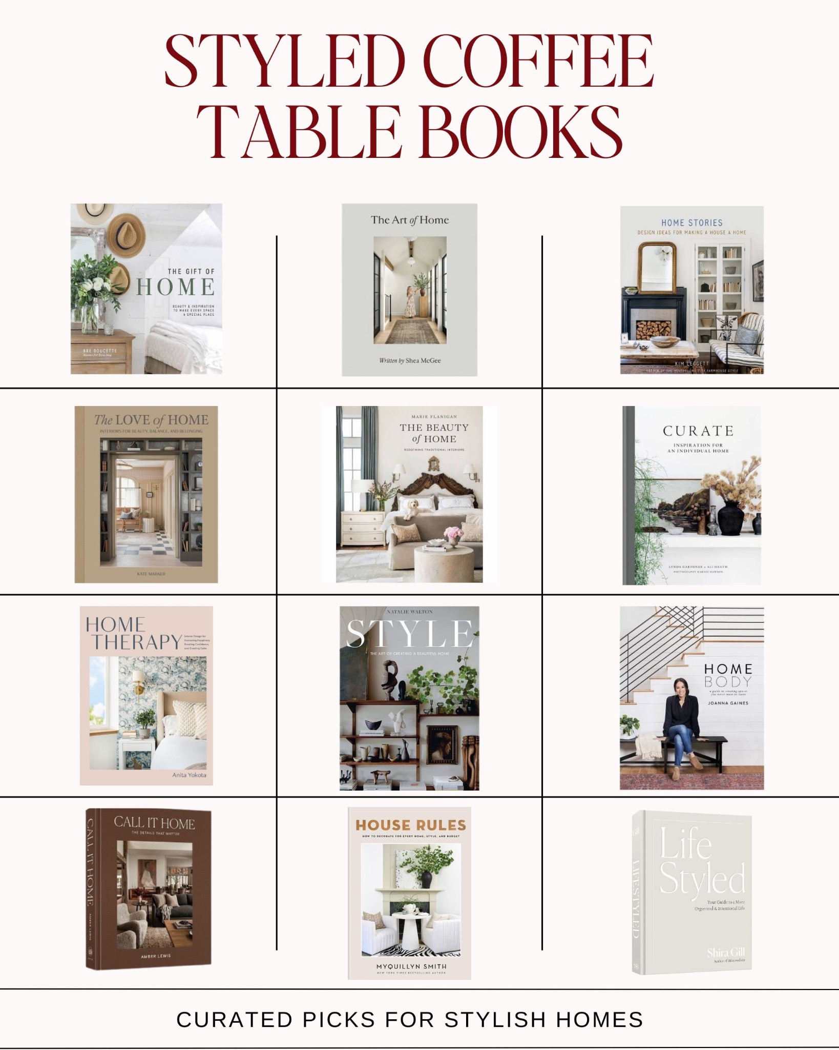 The perfect gift! I use these for coffee tables and shelf styling because they instantly elevate a space. Beautiful neutrals, great gift ideas, and easy to mix with any decor. Coffee table, books, home decor, books, shelf styling, neutral home, gift ideas.