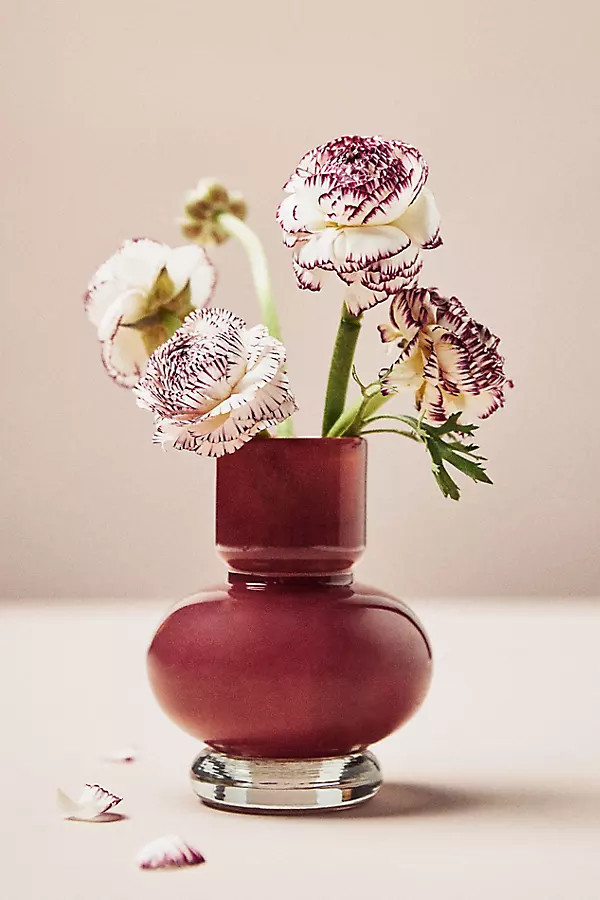 Maude Sculptural Glass Vase | Anthropologie (US)