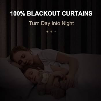 100% Blackout Shield Linen Blackout Curtains for Bedroom 96 Inches Long,Back Tab/Rod Pocket Livin... | Amazon (US)