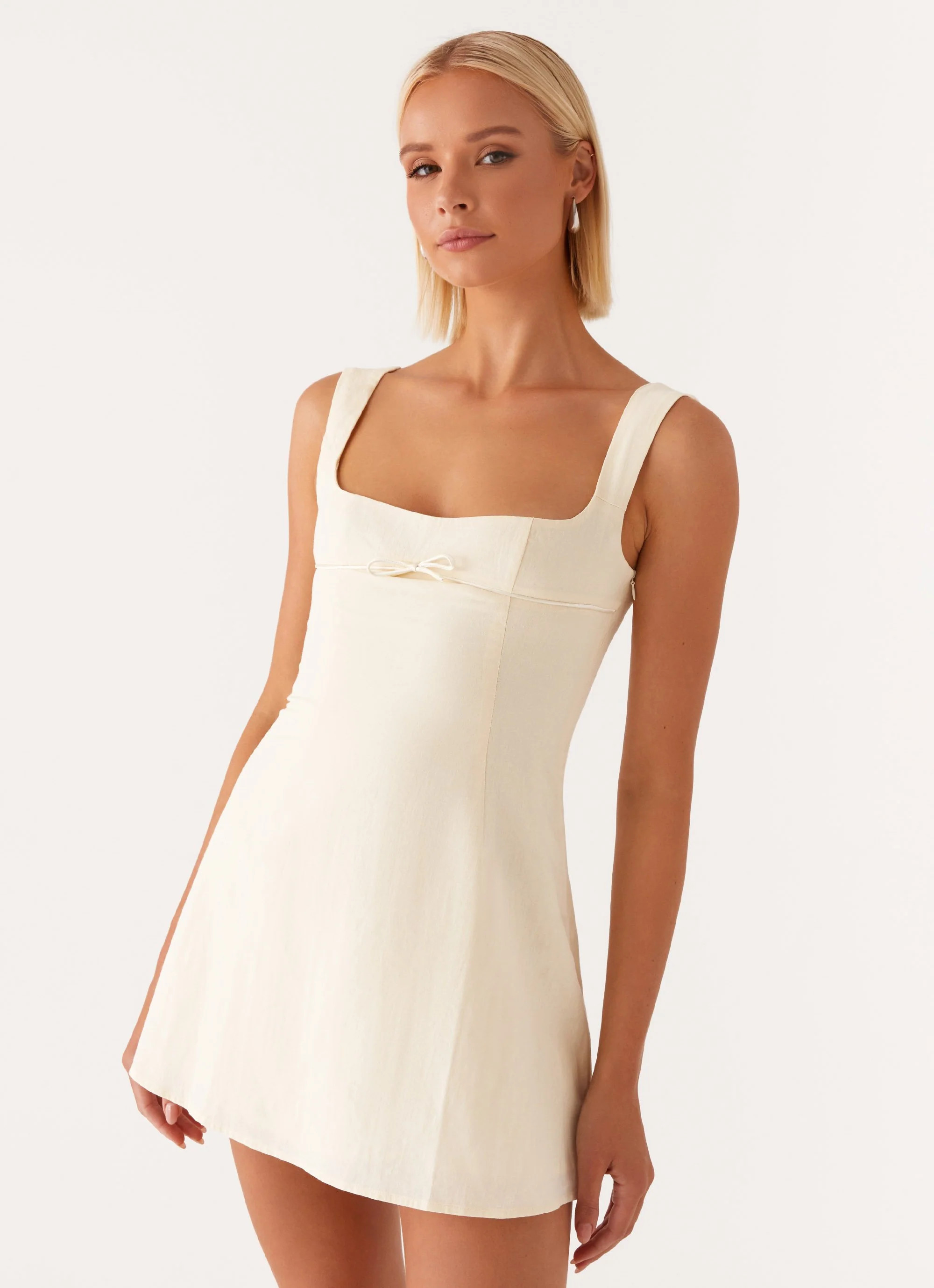 Cadence Mini Dress - Yellow | Peppermayo (Global)