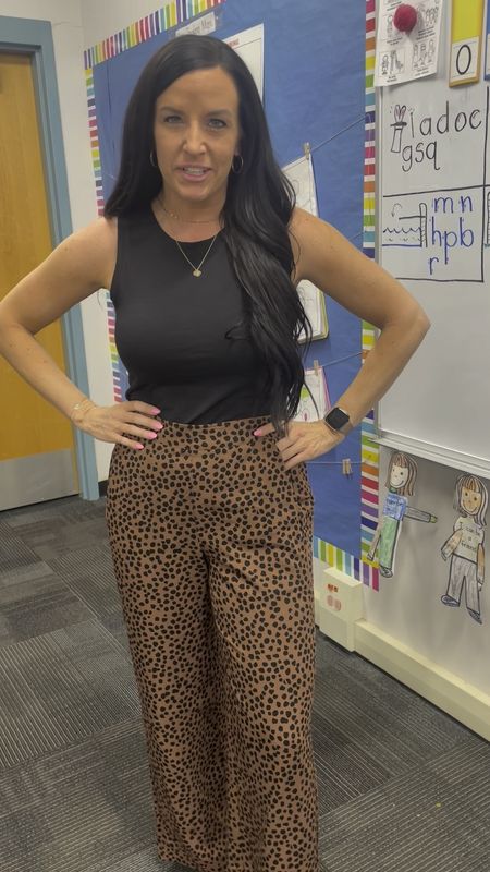 Old Navy casual workwear or vacation pants! I love the wide leg and flowy lightweight material! Comes in 6 colors/ patterns. I sized up to a M for a looser fit but think you could get your normal size. I got my normal size S in the tank. 


#ltkstyletip vacation outfit, teacher outfit, spring outfit 

#LTKfindsunder50 #LTKsalealert #LTKworkwear