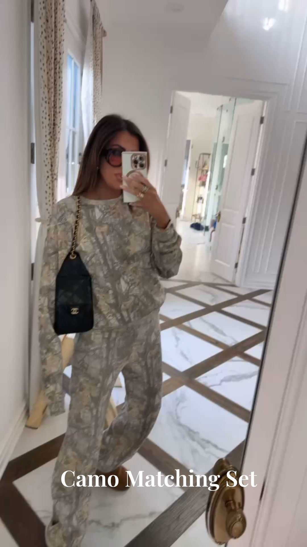 Wearing a size medium in both the top & bottoms! 

Matching set, Camo, Camo Lounge Wear, Camo Matching Set, Sunglasses, Casual Outfit, Comfy Outfit, Emily Ann Gemma

#LTKSeasonal #LTKdayinmylife #LTKootd