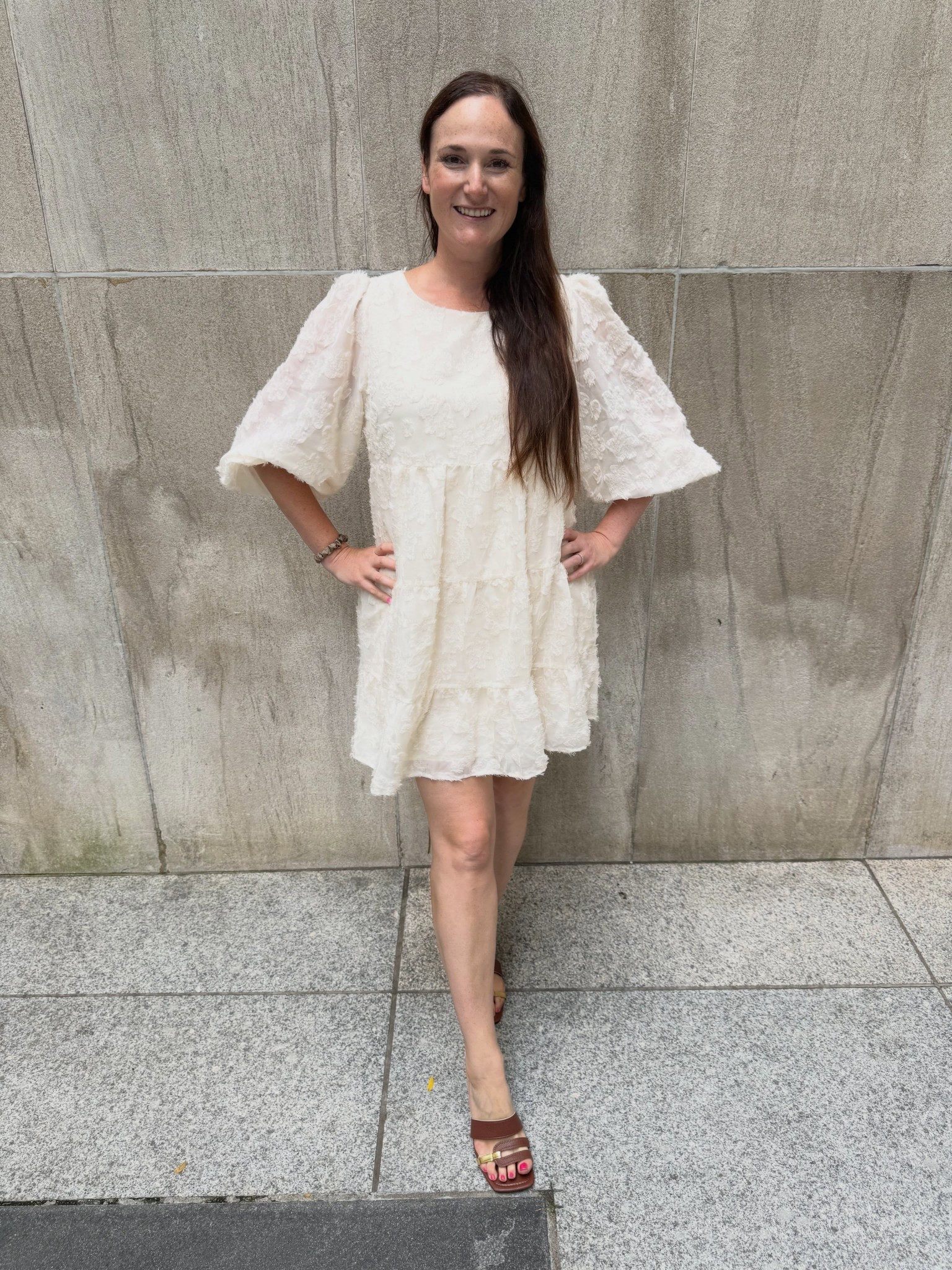 This LanaWest dress is such a pretty fall look with its textured details, flowy fit, and easy boho style. Perfect paired with boots for an effortless fall outfit.

#LTKNYFW #LTKmomlife #LTKmorningroutine