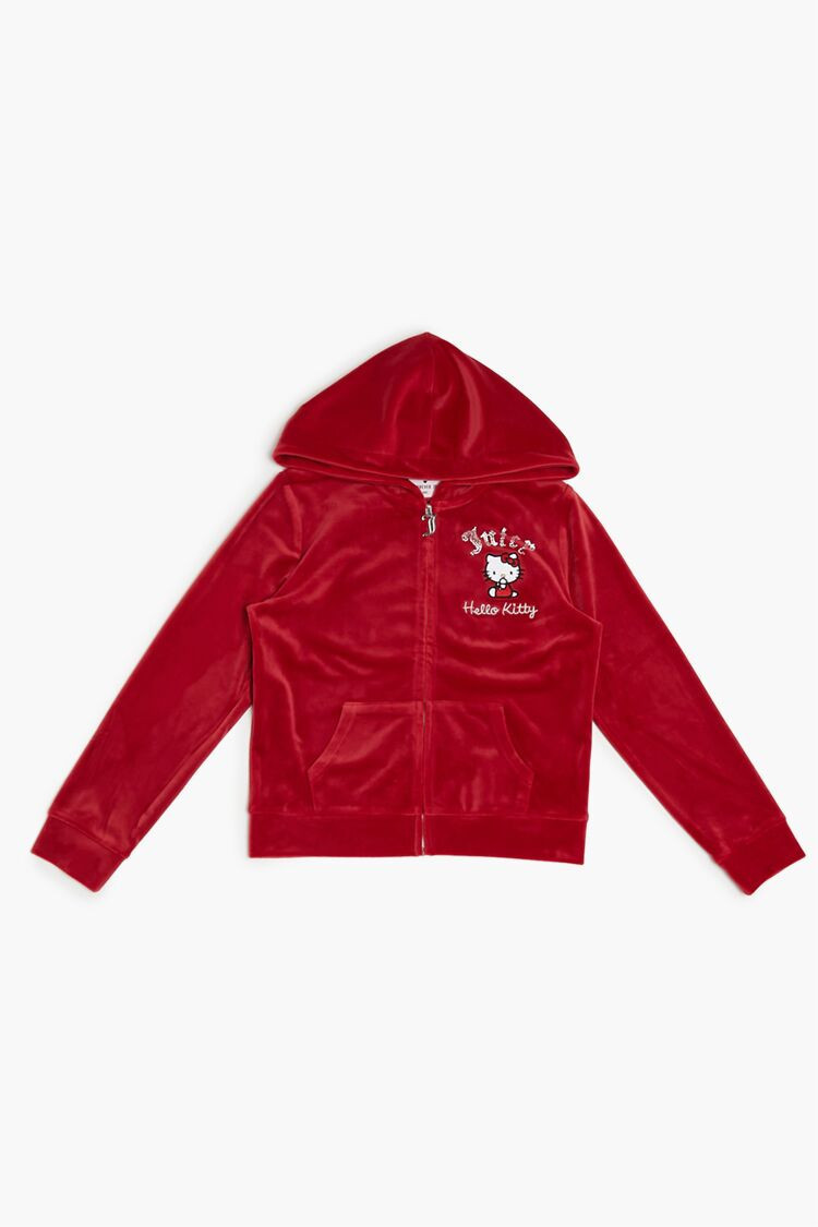 Girls Juicy Couture Hello Kitty Zip-Up Hoodie (Kids) | Forever 21
