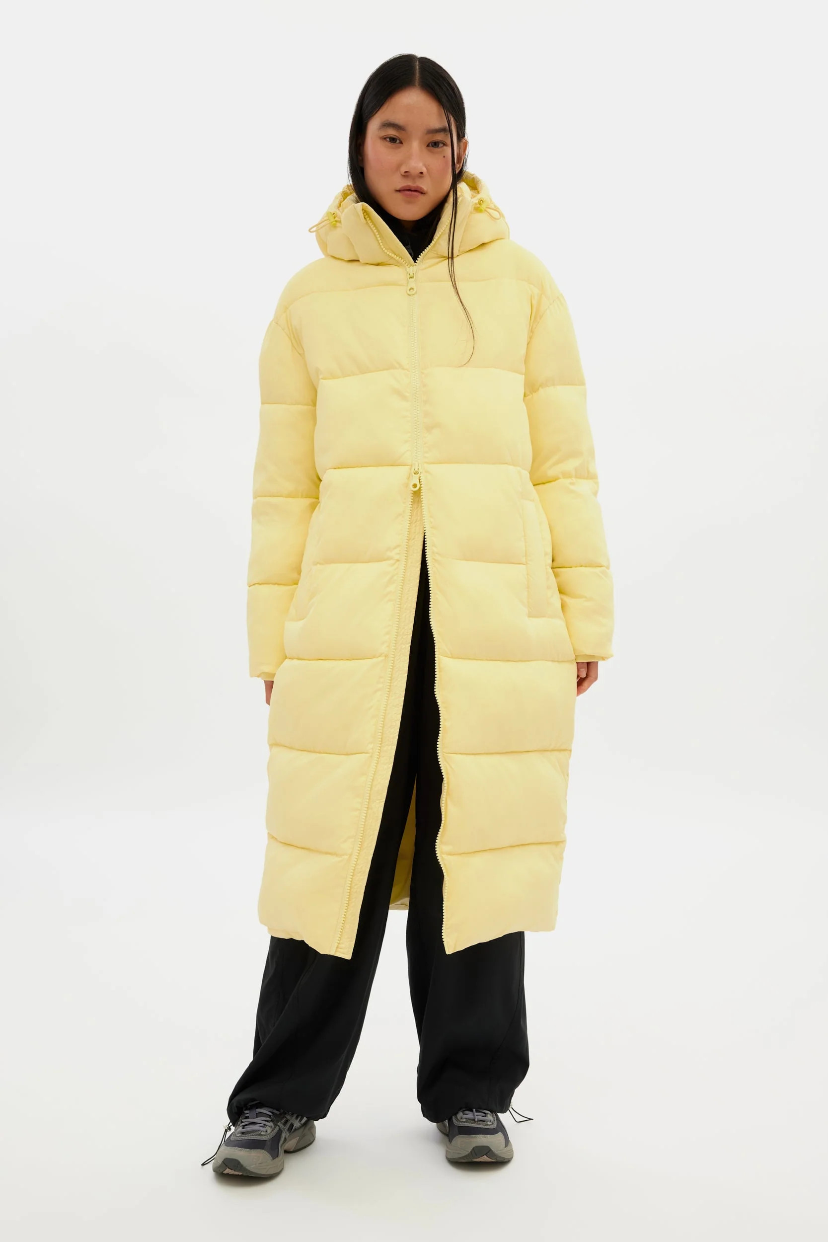 Banana Long Recycled Puffer | Girlfriend Collective
